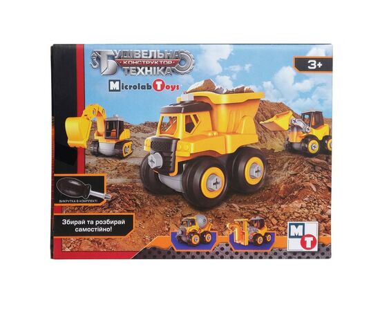 Конструктор Microlab Toys Строительная техника - трактор (MT8910А), изображение 4 Конструктор Microlab Toys Строительная техника - трактор (MT8910А), изображение 4