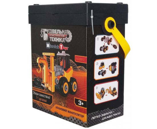 Конструктор Microlab Toys Строительная техника - крановый манипулятор (MT8912), изображение 3 Конструктор Microlab Toys Строительная техника - крановый манипулятор (MT8912), изображение 3