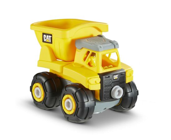 Конструктор Funrise CAT Machine Maker Самосвал 20 см (80901F), изображение 4 Конструктор Funrise CAT Machine Maker Самосвал 20 см (80901F), изображение 4