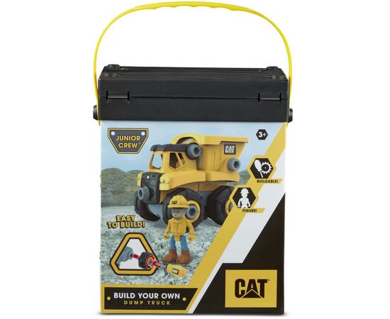 Конструктор Funrise CAT Machine Maker Самосвал 20 см (80901F), изображение 6 Конструктор Funrise CAT Machine Maker Самосвал 20 см (80901F), изображение 6