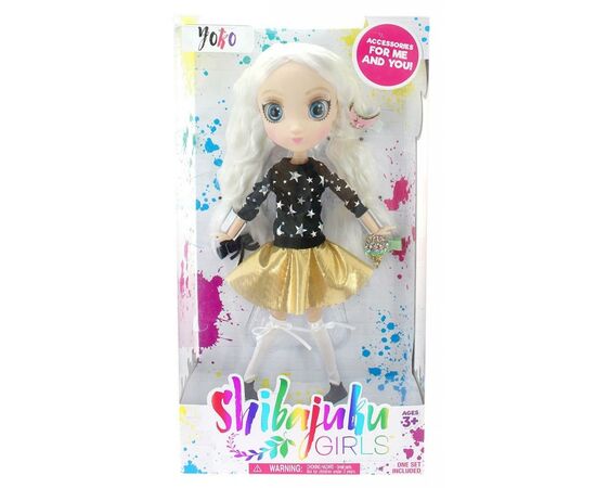 Лялька Shibajuku Girls Йоко 33 см с аксессуарами (HUN8527), зображення 2 Лялька Shibajuku Girls Йоко 33 см с аксессуарами (HUN8527), зображення 2