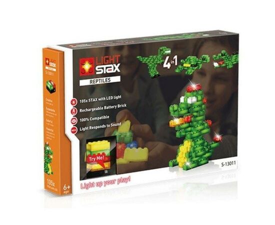 Конструктор Light Stax STAX з LED підсвічуванням Reptile V2 4в1 (LS-S13011)