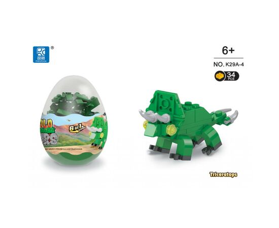 Конструктор Mindbox DINOSAURS в яйце в ассорт. (K29A), изображение 6 Конструктор Mindbox DINOSAURS в яйце в ассорт. (K29A), изображение 6