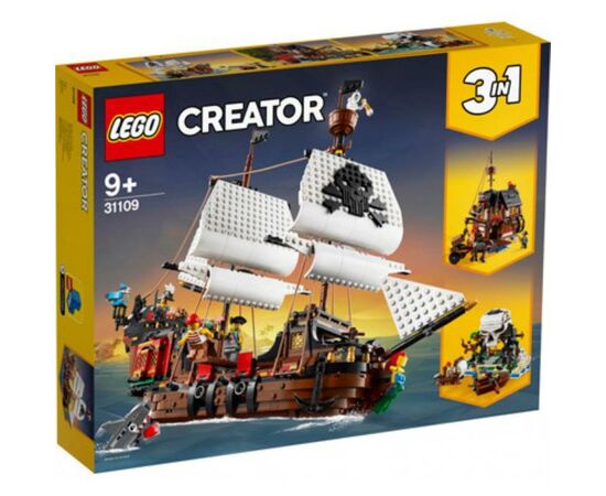 Конструктор LEGO Creator Пиратский корабль 1262 детали (31109)