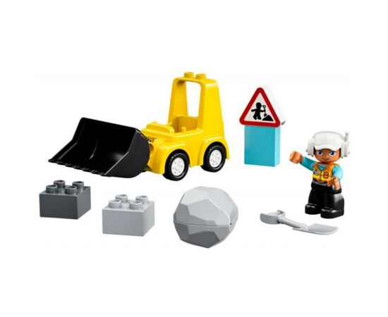 Конструктор LEGO Duplo Town Бульдозер 10 деталей (10930), зображення 2 Конструктор LEGO Duplo Town Бульдозер 10 деталей (10930), зображення 2