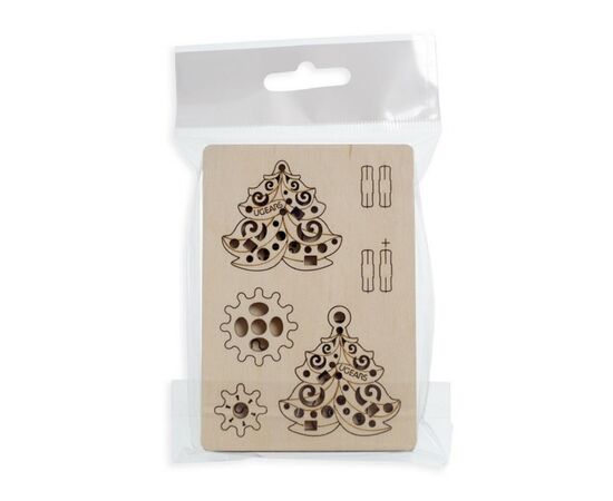 Конструктор Ugears механический Фиджет Новогодняя магия (70043), изображение 3 Конструктор Ugears механический Фиджет Новогодняя магия (70043), изображение 3