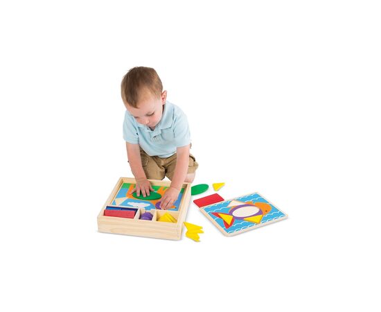 Развивающая игрушка Melissa&Doug Мозаика для начинающих (MD528), изображение 3 Развивающая игрушка Melissa&Doug Мозаика для начинающих (MD528), изображение 3
