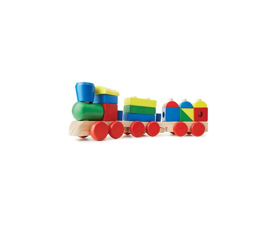 Развивающая игрушка Melissa&Doug Поезд из кубиков (MD572), изображение 5 Развивающая игрушка Melissa&Doug Поезд из кубиков (MD572), изображение 5