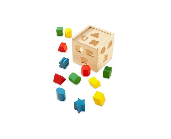 Развивающая игрушка Melissa&Doug Сортировочный куб (MD575), изображение 4 Развивающая игрушка Melissa&Doug Сортировочный куб (MD575), изображение 4