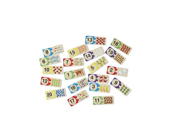 Развивающая игрушка Melissa&Doug Деревянные пазлы Счет (MD2542), изображение 3 Развивающая игрушка Melissa&Doug Деревянные пазлы Счет (MD2542), изображение 3