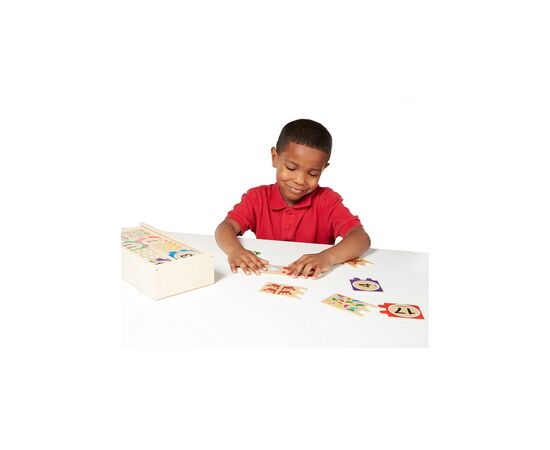 Развивающая игрушка Melissa&Doug Деревянные пазлы Счет (MD2542), изображение 4 Развивающая игрушка Melissa&Doug Деревянные пазлы Счет (MD2542), изображение 4