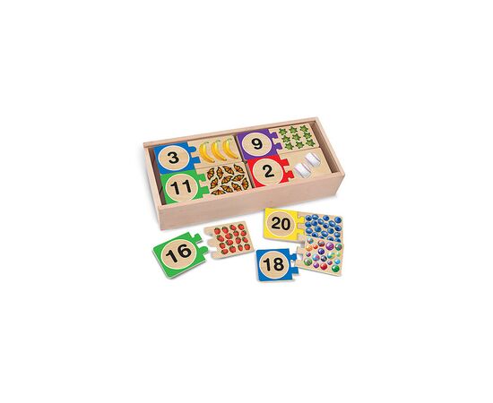 Розвиваюча іграшка Melissa&Doug Дерев'яні пазли Рахунок (MD2542)