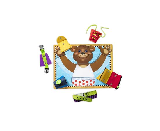 Развивающая игрушка Melissa&Doug Доска - застежки (MD3784), изображение 2 Развивающая игрушка Melissa&Doug Доска - застежки (MD3784), изображение 2