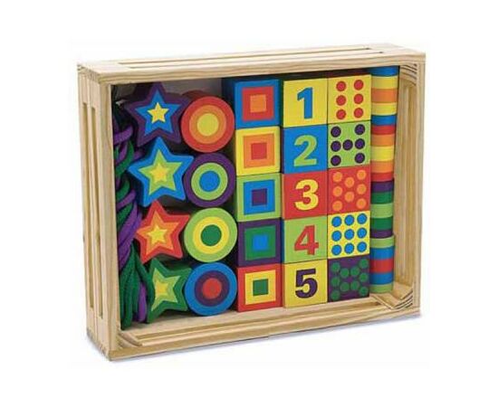 Розвиваюча іграшка Melissa&Doug Коробка со шнуровкой и звеньями (MD3775)