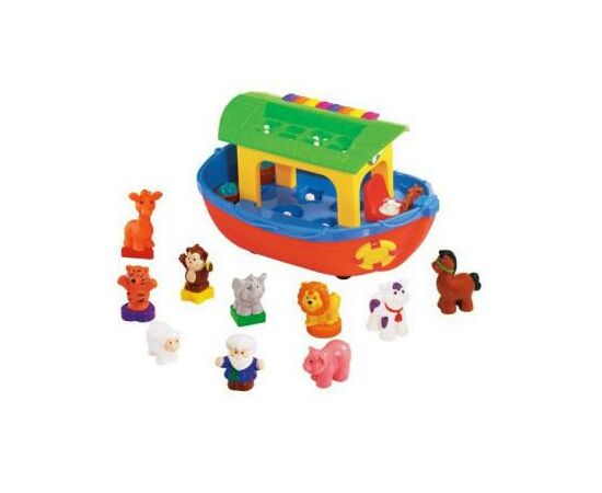 Развивающая игрушка Kiddieland Ноев Ковчег (рус.) (049734), изображение 2 Развивающая игрушка Kiddieland Ноев Ковчег (рус.) (049734), изображение 2