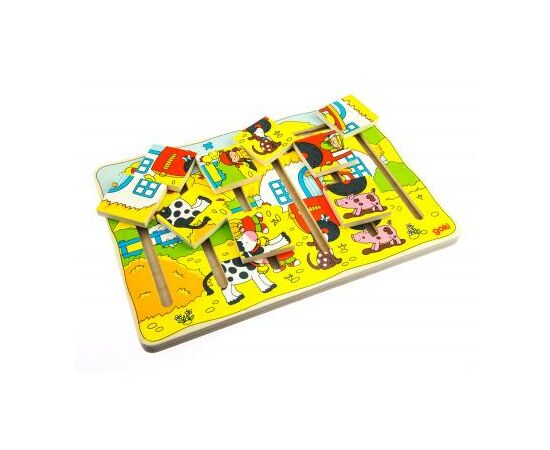 Развивающая игрушка Goki Наша ферма (57596), изображение 3