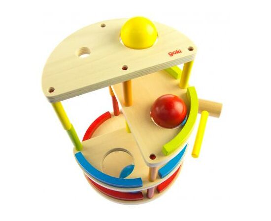 Развивающая игрушка Goki Трекбол с молотком (53901), изображение 4 Развивающая игрушка Goki Трекбол с молотком (53901), изображение 4