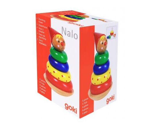 Развивающая игрушка Goki Пирамидка Nalo (58896)