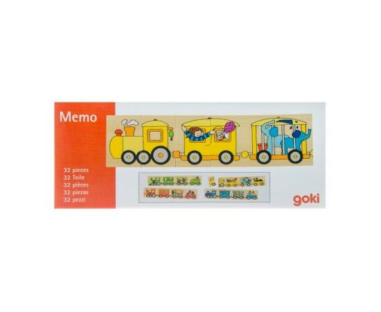 Пазл Goki Цветной паровоз (56945), изображение 5 Пазл Goki Цветной паровоз (56945), изображение 5