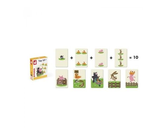 Настольная игра Janod мемо Топ 10 (J02760), изображение 3 Настольная игра Janod мемо Топ 10 (J02760), изображение 3