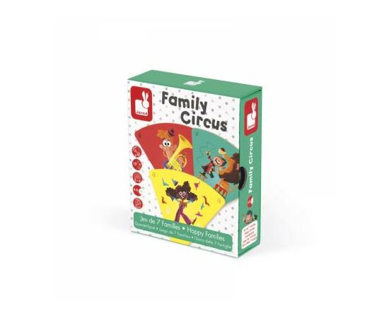 Настольная игра Janod Happy Families Цирк (J02755)