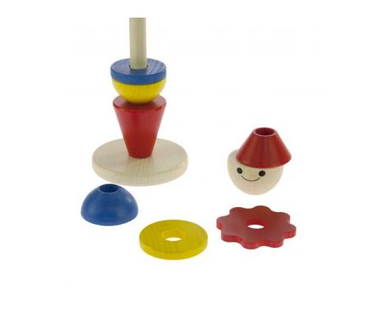 Розвиваюча іграшка Nic деревянная Сборный человечек (NIC2301), зображення 5 Розвиваюча іграшка Nic деревянная Сборный человечек (NIC2301), зображення 5