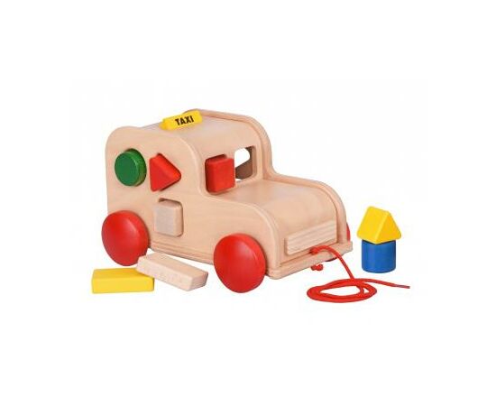 Розвиваюча іграшка Nic cортер деревянный Такси (NIC1550), зображення 4