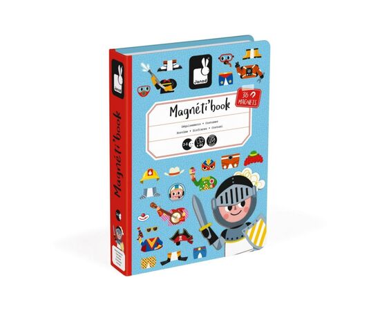 Развивающая игрушка Janod Магнитная книга Наряды для мальчика (J02719), изображение 4 Развивающая игрушка Janod Магнитная книга Наряды для мальчика (J02719), изображение 4