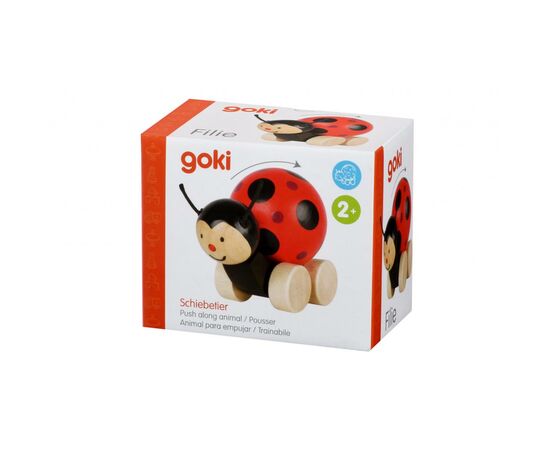 Развивающая игрушка Goki Божья коровка (54946G), изображение 3 Развивающая игрушка Goki Божья коровка (54946G), изображение 3