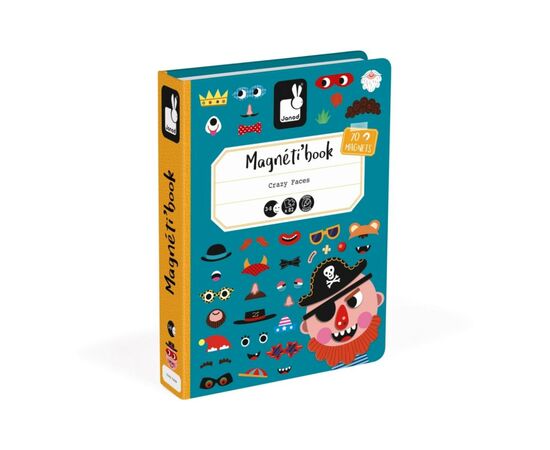 Развивающая игрушка Janod Смешные лица - мальчик (J02716), изображение 4 Развивающая игрушка Janod Смешные лица - мальчик (J02716), изображение 4