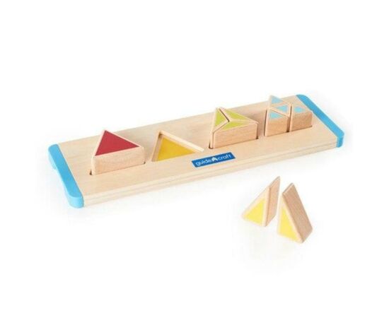 Развивающая игрушка Guidecraft Сортер Manipulatives Треугольники (G6745), изображение 2 Развивающая игрушка Guidecraft Сортер Manipulatives Треугольники (G6745), изображение 2