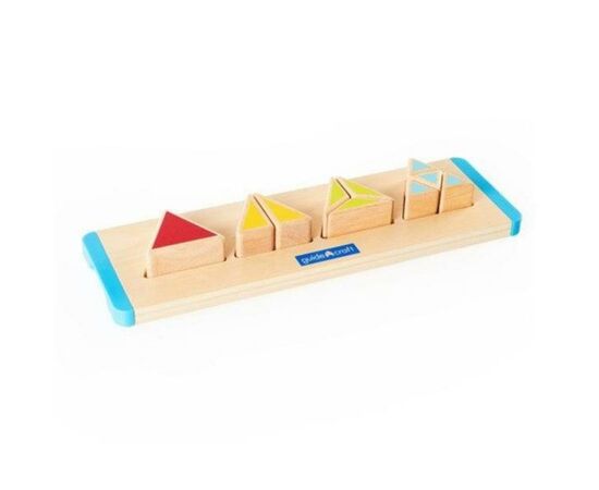 Развивающая игрушка Guidecraft Сортер Manipulatives Треугольники (G6745), изображение 3 Развивающая игрушка Guidecraft Сортер Manipulatives Треугольники (G6745), изображение 3
