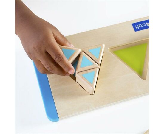 Развивающая игрушка Guidecraft Сортер Manipulatives Треугольники (G6745), изображение 4 Развивающая игрушка Guidecraft Сортер Manipulatives Треугольники (G6745), изображение 4