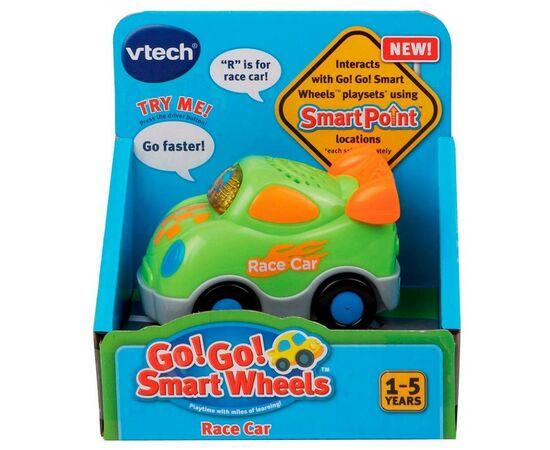 Развивающая игрушка VTech Бип-Бип Гоночная машинка со звуковыми эффектами (80-143826), изображение 2 Развивающая игрушка VTech Бип-Бип Гоночная машинка со звуковыми эффектами (80-143826), изображение 2