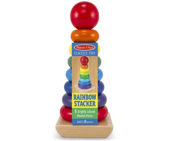 Розвиваюча іграшка Melissa&Doug Райдужна пірамідка (MD10576)