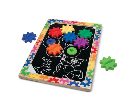 Развивающая игрушка Melissa&Doug МЕГА-набор магнитных шестеренок (MD13745), изображение 3