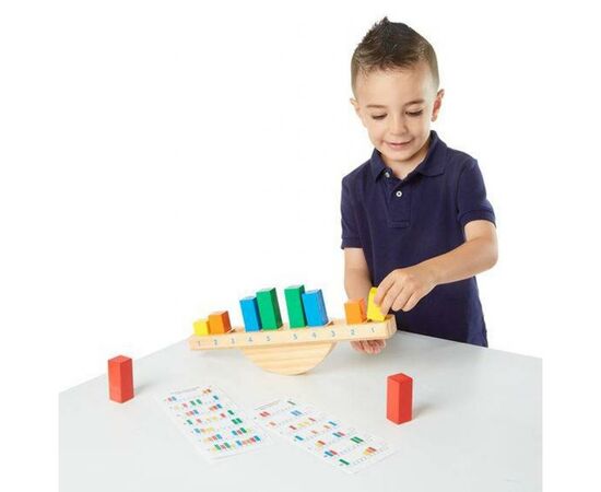 Развивающая игрушка Melissa&Doug Деревянный баланс Радуга (MD15197), изображение 4 Развивающая игрушка Melissa&Doug Деревянный баланс Радуга (MD15197), изображение 4