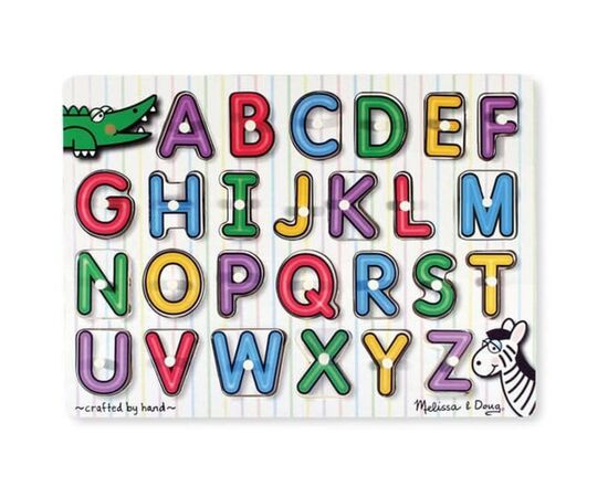 Розвиваюча іграшка Melissa&Doug Рамка-вкладиш Англійський алфавіт (MD23272)