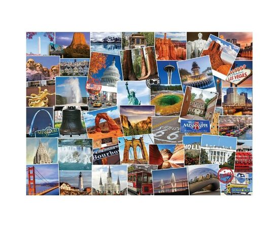 Пазл Eurographics Дорогами США, 1000 элементов (6000-0750), изображение 2 Пазл Eurographics Дорогами США, 1000 элементов (6000-0750), изображение 2