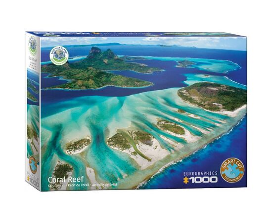 Пазл Eurographics Кораловый риф. Серия Спасем нашу планету, 1000 элементов (6000-5538)