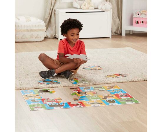 Пазл Melissa&Doug Мега "Алфавит Животные", 24 элемента (MD31001), изображение 3 Пазл Melissa&Doug Мега "Алфавит Животные", 24 элемента (MD31001), изображение 3