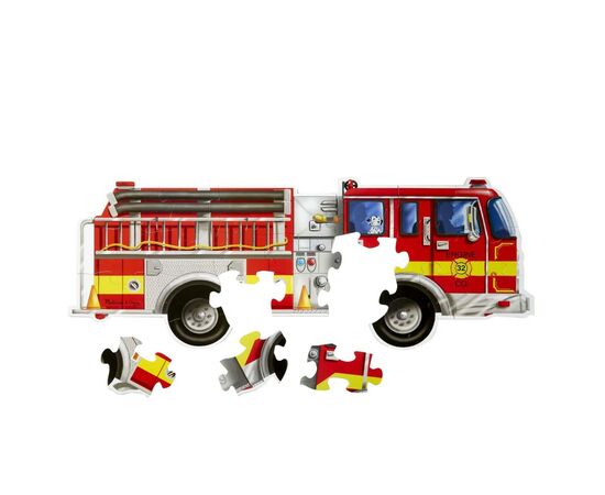 Пазл Melissa&Doug Мега "Большая пожарная машина", 24 элемента (MD10436), изображение 2 Пазл Melissa&Doug Мега "Большая пожарная машина", 24 элемента (MD10436), изображение 2