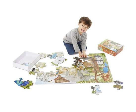 Пазл Melissa&Doug Мега "Вымирающие виды животных", 48 элементов (MD4437), изображение 2 Пазл Melissa&Doug Мега "Вымирающие виды животных", 48 элементов (MD4437), изображение 2