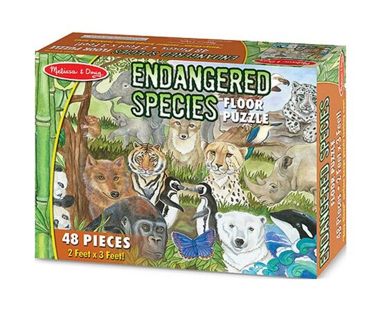 Пазл Melissa&Doug Мега "Вымирающие виды животных", 48 элементов (MD4437), изображение 3 Пазл Melissa&Doug Мега "Вымирающие виды животных", 48 элементов (MD4437), изображение 3