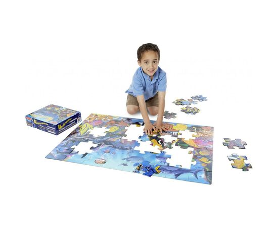 Пазл Melissa&Doug Мега "Водный мир", 48 элементов (MD10427), изображение 2 Пазл Melissa&Doug Мега "Водный мир", 48 элементов (MD10427), изображение 2