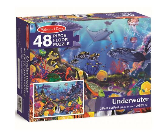 Пазл Melissa&Doug Мега "Водный мир", 48 элементов (MD10427), изображение 3 Пазл Melissa&Doug Мега "Водный мир", 48 элементов (MD10427), изображение 3