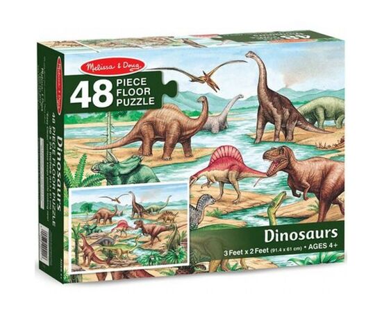 Пазл Melissa&Doug Мега "Динозавры", 48 элементов (MD10421), изображение 3 Пазл Melissa&Doug Мега "Динозавры", 48 элементов (MD10421), изображение 3