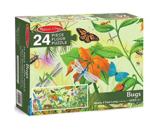 Пазл Melissa&Doug Мега "Жуки", 24 элемента (MD420), изображение 3 Пазл Melissa&Doug Мега "Жуки", 24 элемента (MD420), изображение 3