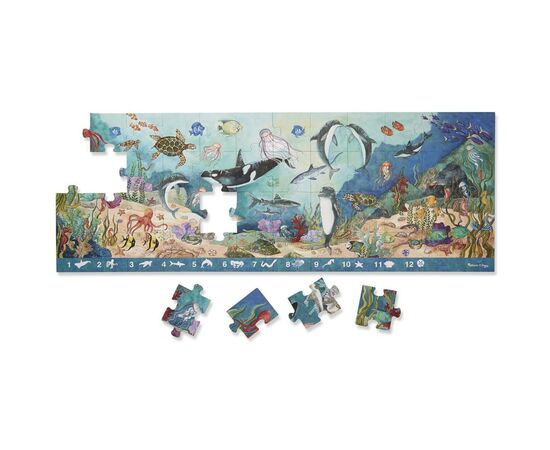 Пазл Melissa&Doug Мега "Морское дно", 48 элементов (MD4493), изображение 2 Пазл Melissa&Doug Мега "Морское дно", 48 элементов (MD4493), изображение 2