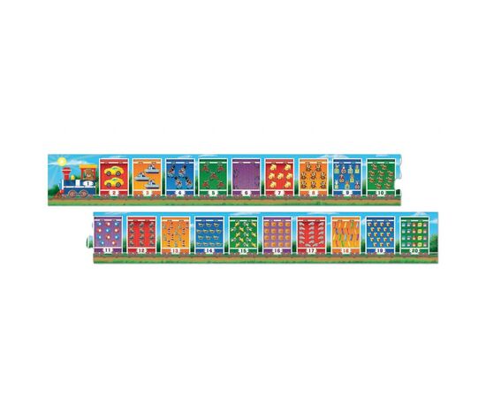 Пазл Melissa&Doug Мега "Номера вагонов", 20 элементов (MD31000)